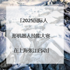 2025国际人形机器人技能大赛在上海张江启动